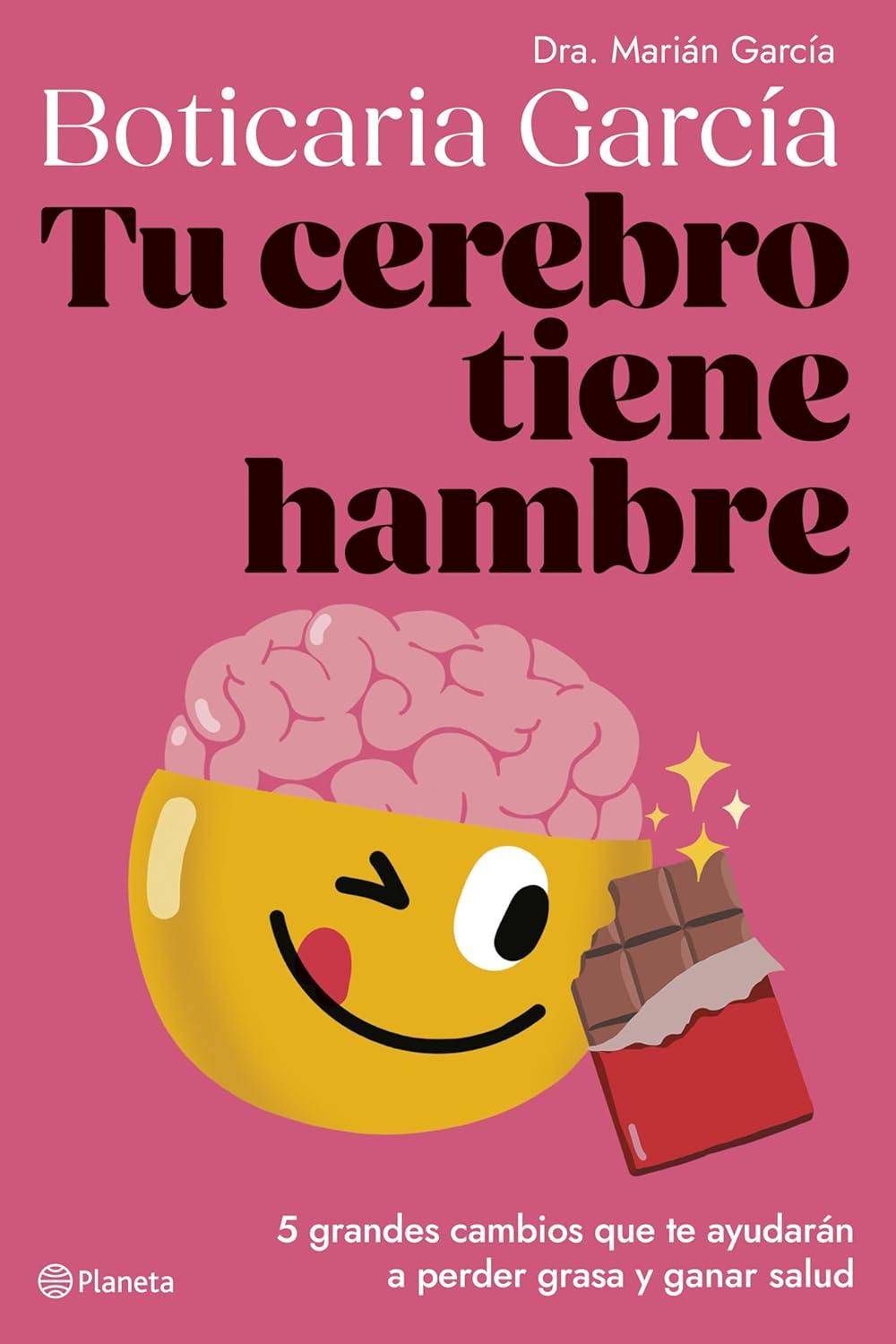 'Tu cerebro tiene hambre', de Boticaria García. La Dra. Marián Harcía afronta en este libro el reto de acabar con los mitos y los prejuicios acerca del sobre peso y la obesidad. Aporta cuáles son las claves del funcionamiento del organismo y además invita a conocer las mejores estrategias basadas en la evidencia científica para perder grasa y ganar años de vida y también calidad de vida