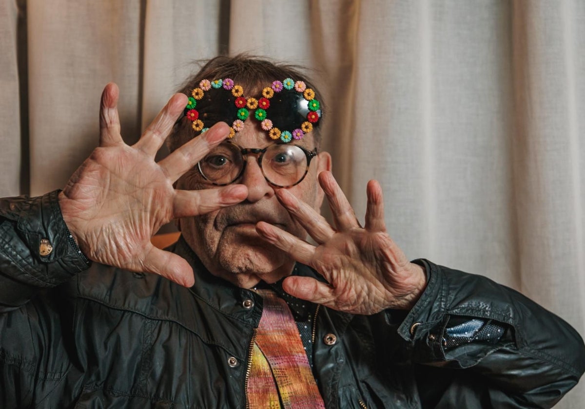 El escritor Fernando Arrabal, fotografiado en Madrid este lunes.