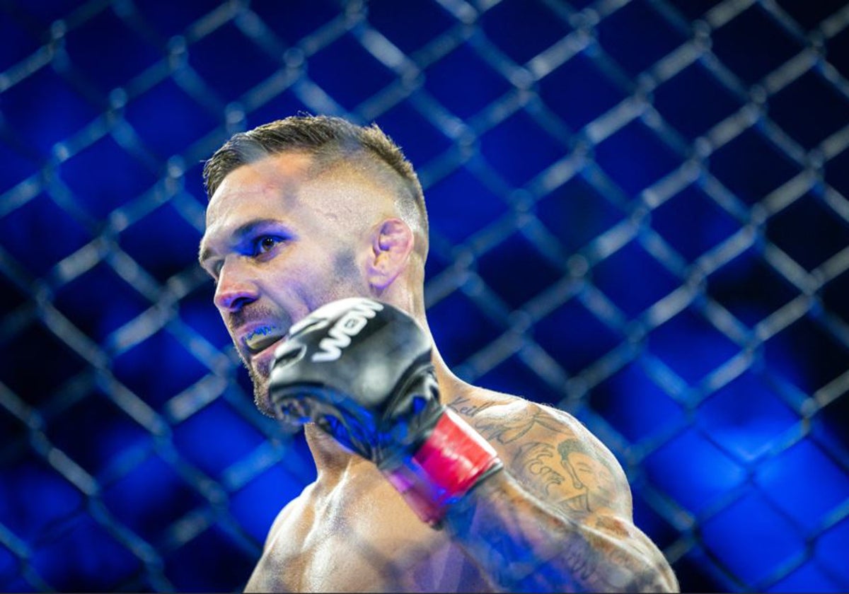 Hecher Sosa tras su combate en el WOW 17