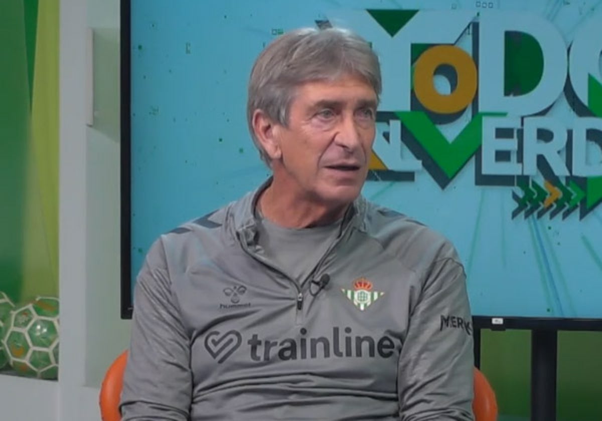 Manuel Pellegrini, entrenador del Real Betis
