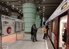 Servicio especial de metro en Valencia por el partido de la Selección española contra Países Bajos