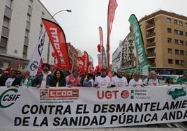 La Subdelegación del Gobierno en Sevilla cifra en 20.000 personas la asistencia de la manifestación por la sanidad pública