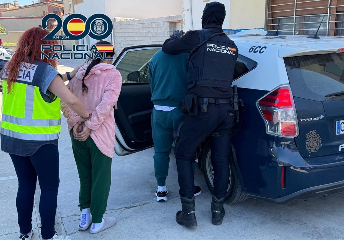 Imagen de la detención de los dos fugitivos