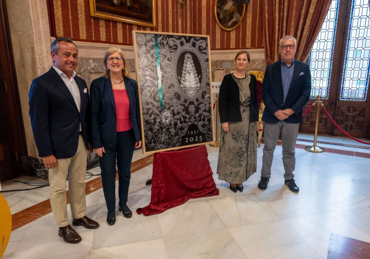 Presentación del cartel de la romería numero 75 del Rocío de Sevilla