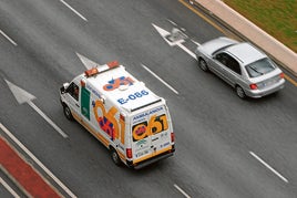 Muere un conductor de 44 años en Alhama de Granada al salirse  de la carretera