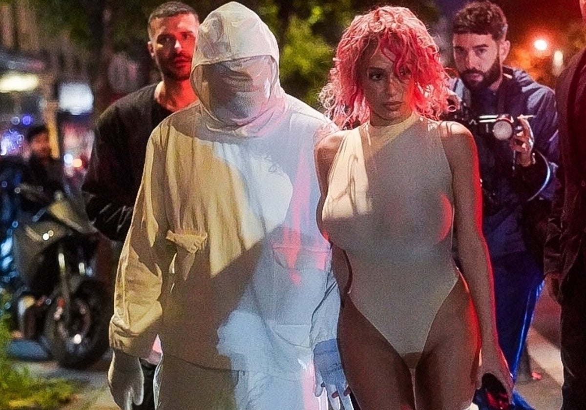 Kanye West y Bianca Censori en una foto de 2024