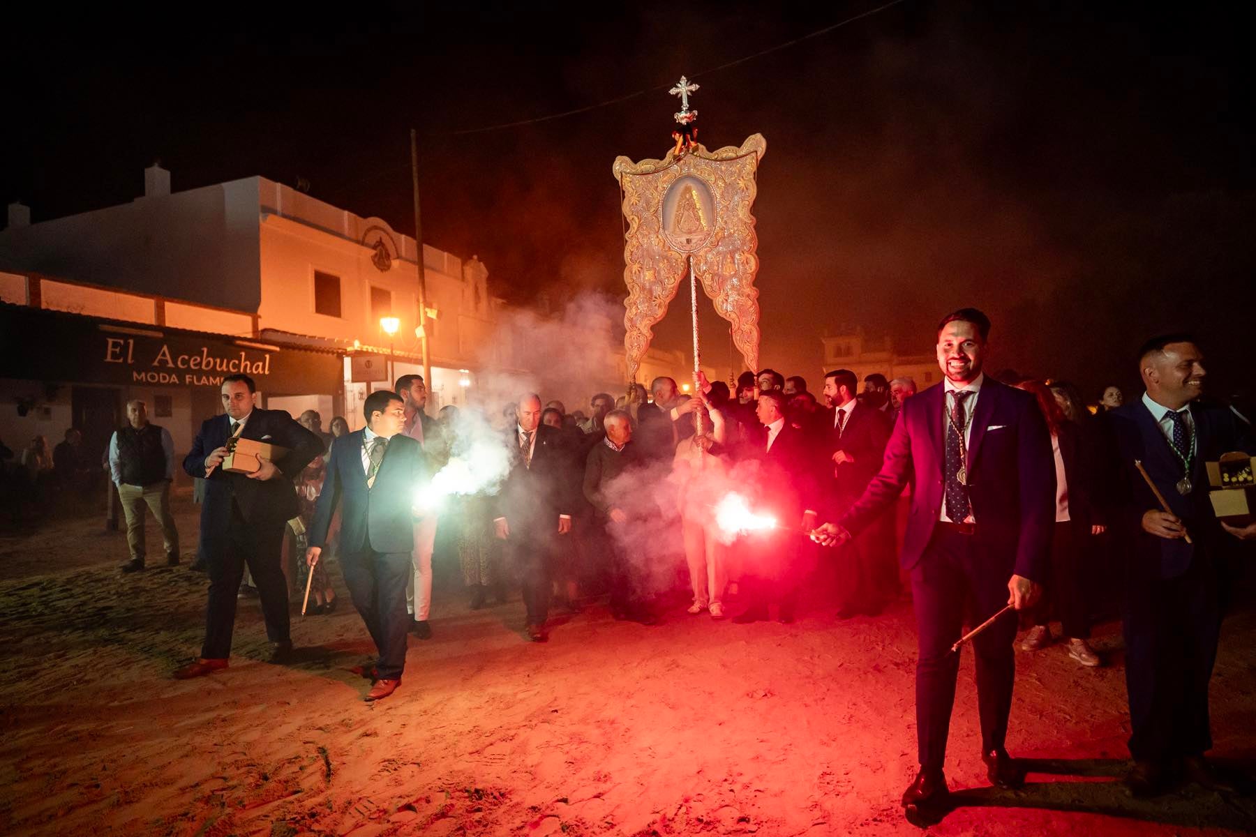 El rosario jubilar rociero, en imágenes