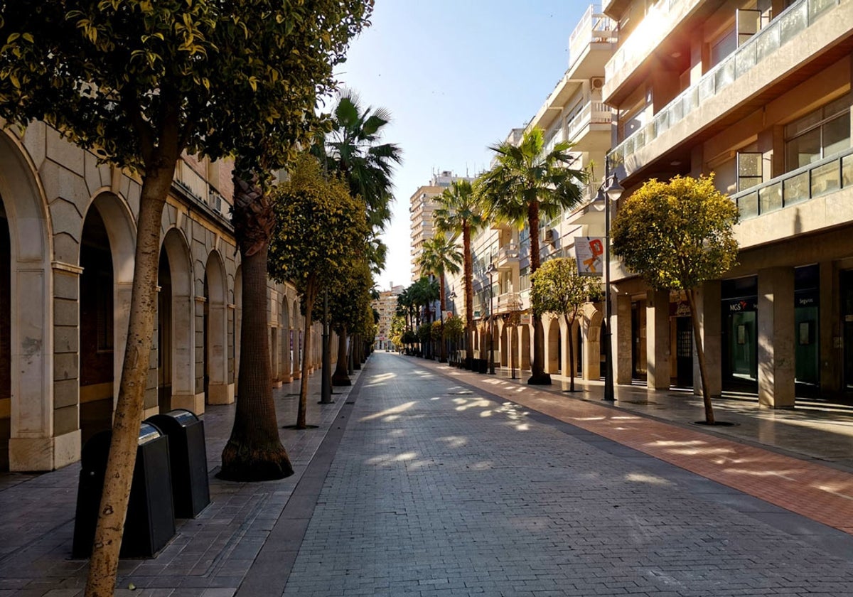 El local se ubica en la avenida Martín Alonso Pinzón, conocida popularmente como Gran Vía