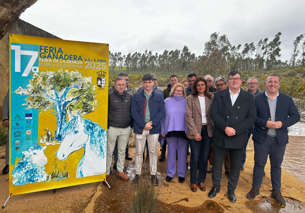 La presentación de la XVII edición de la Feria Ganadera de Puebla de Guzmán