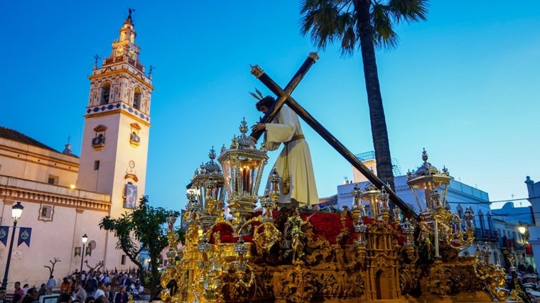 Cristo de la Victoria por las calles de Moguer