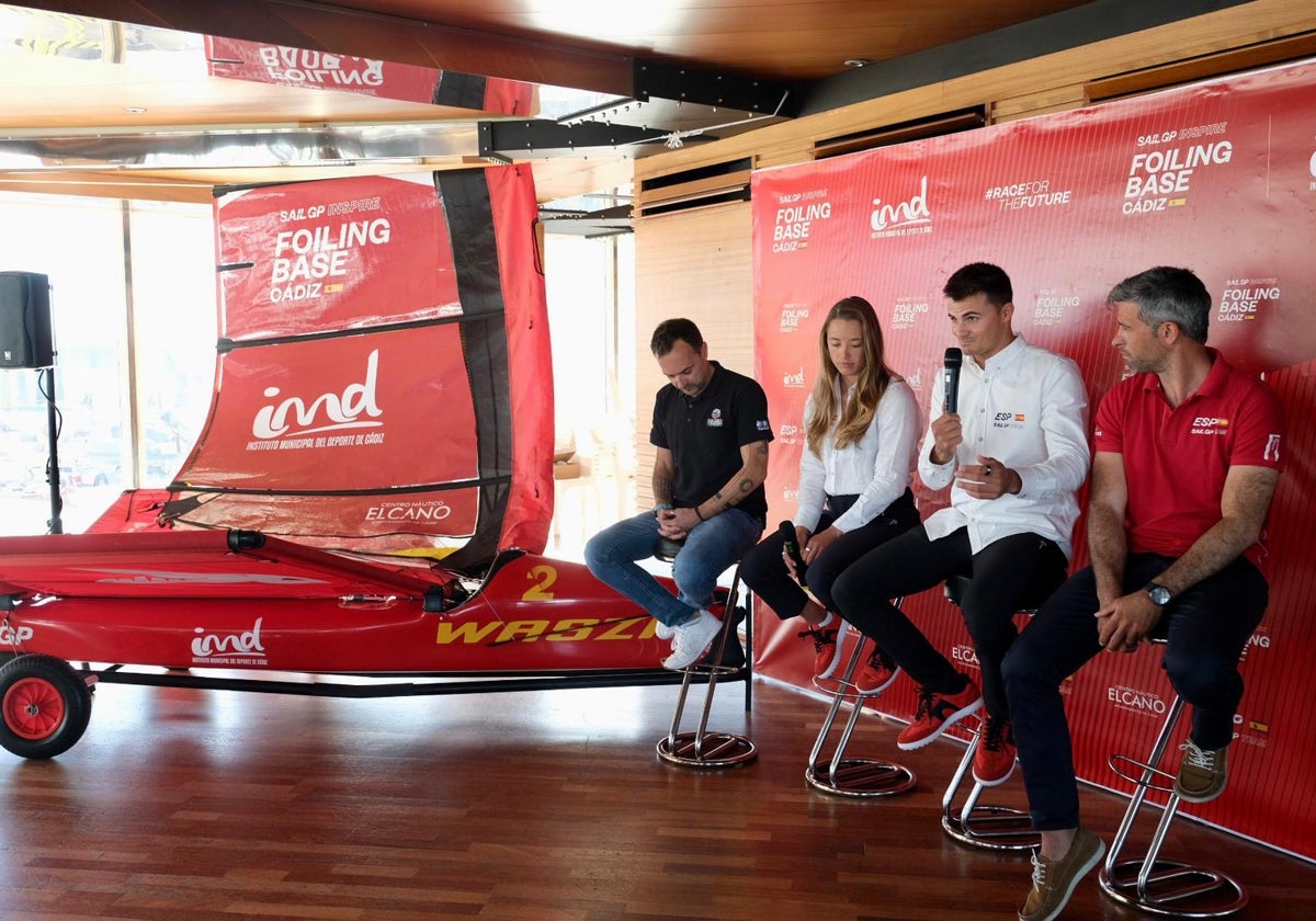 José Ramón Páez, Nicole van der Velden, Diego Botín y Pablo Guitián.