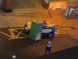Imagen de unos de los dos impactos