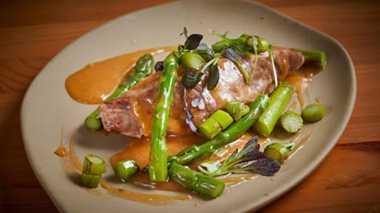 Plato elaborado por La Breña en Los Caños de Meca
