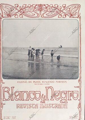 BLANCO Y NEGRO MADRID 11-08-1906